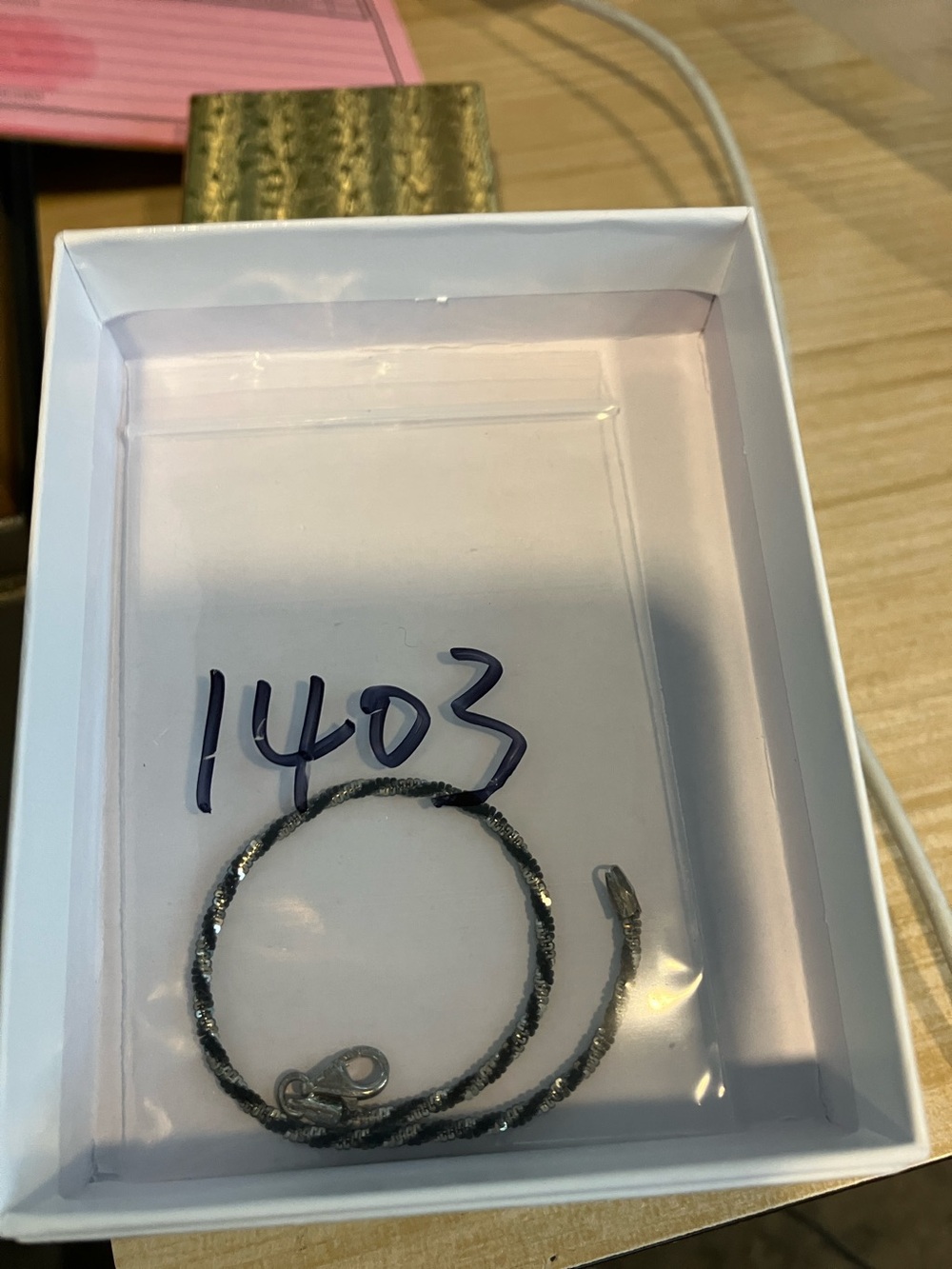 Silver-Tone Twisted Rope Bracelet